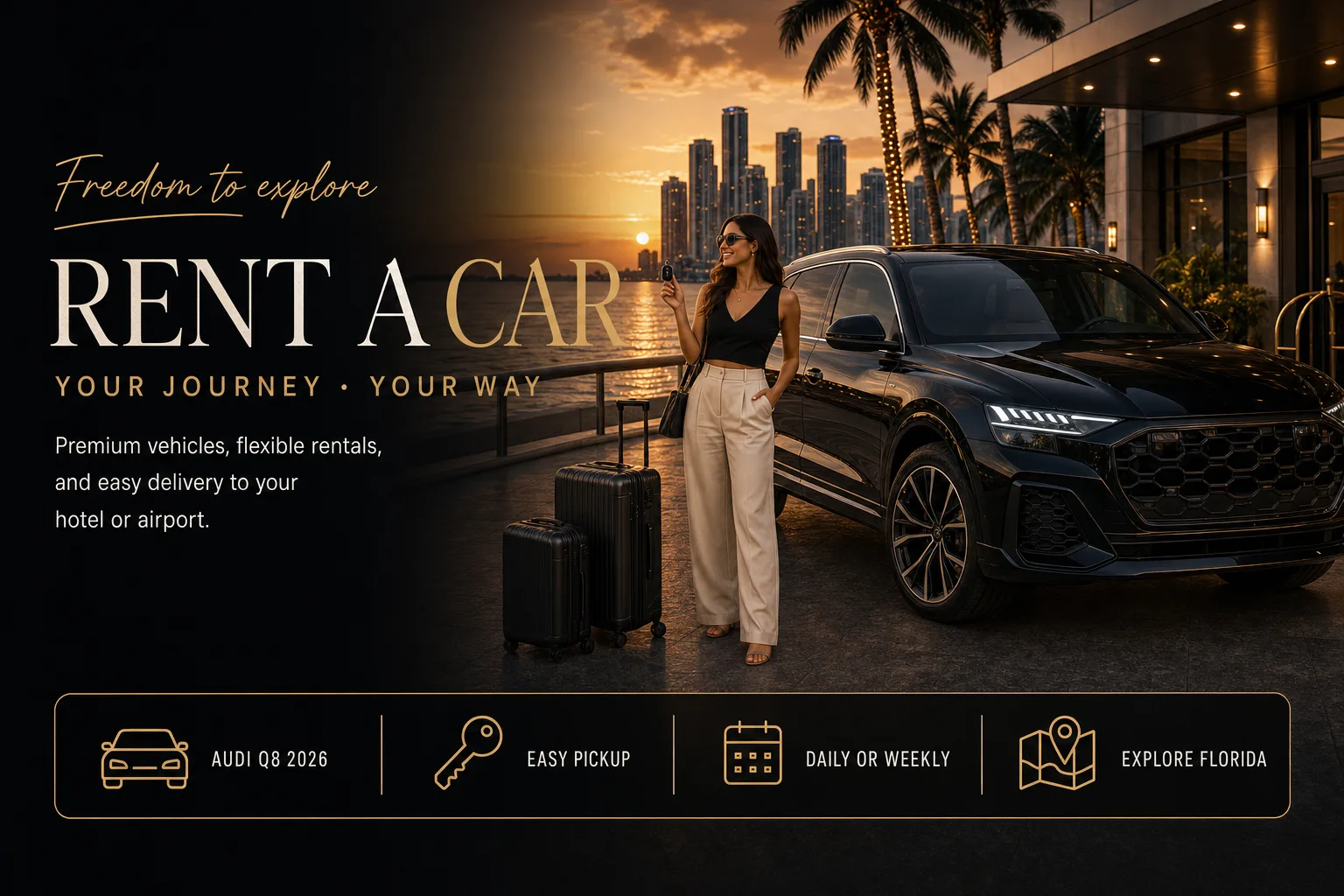 Rent a premium SUV in Miami